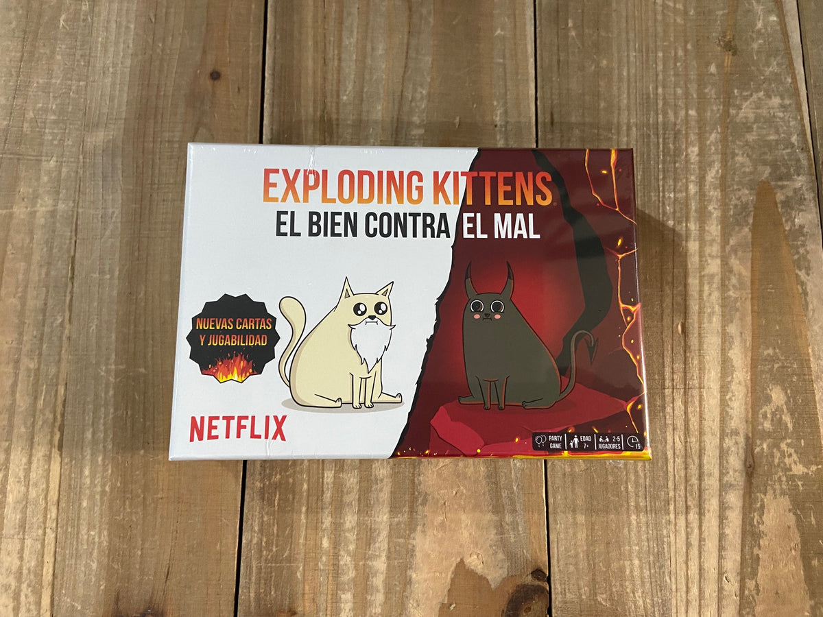 Juego De Mesa Exploding Kittens El Bien Contra El Mal
