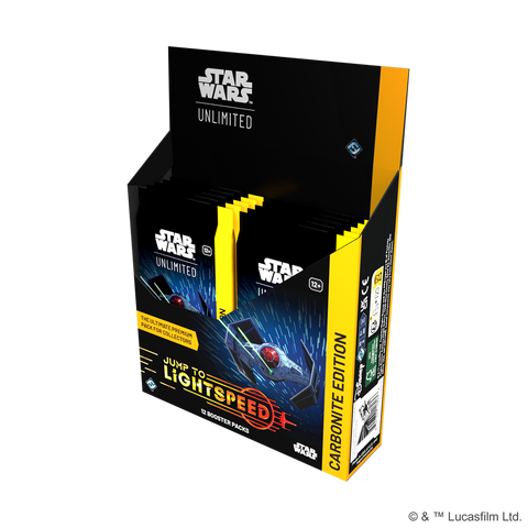 SWU: Jump to Lightspeed Carbonite Booster - Display 12 Booster Packs - Star Wars: Unlimited - inglés -